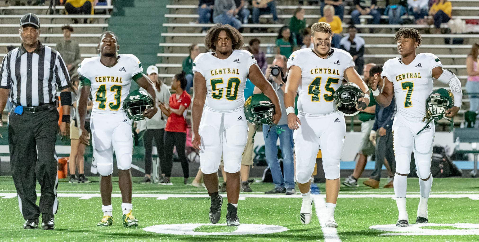 Friday night high school football action